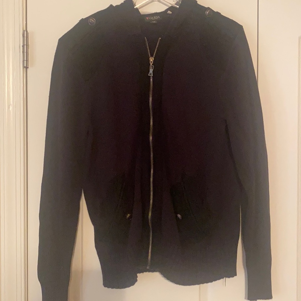 Mens Guess sweater jacket